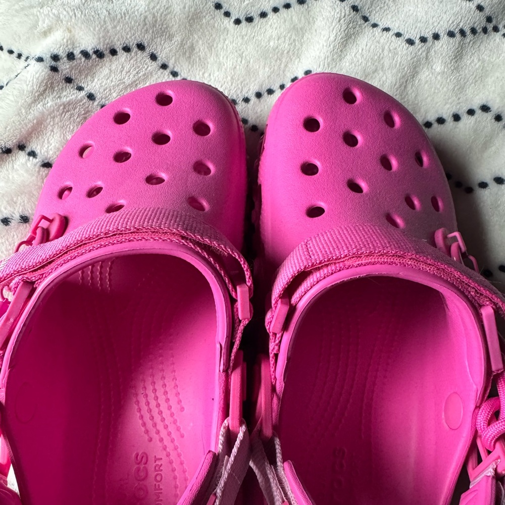 CROCS Pink Sandals with Croslite Comfort